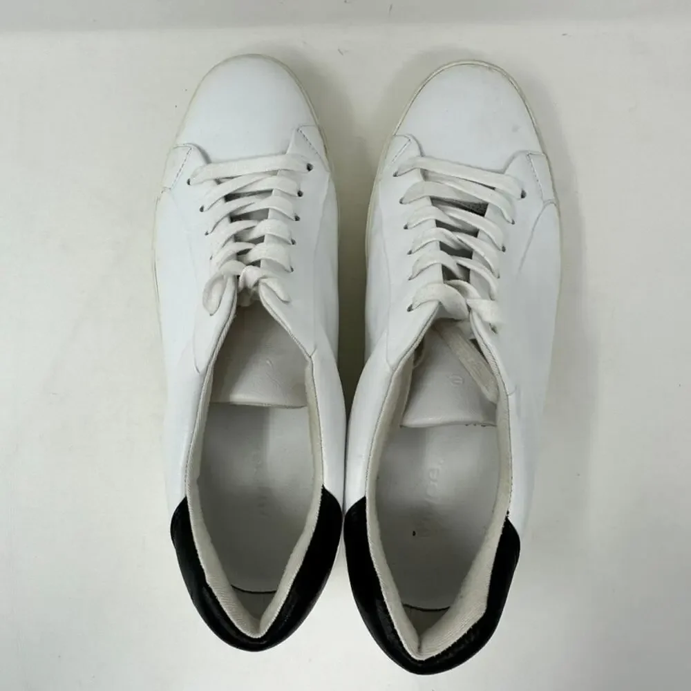 Vince‎ Fulton Leather Oxford Sneakers Men's 9.5 Leather Upper Round Toe Lace-Up